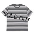 CHALLENGER/S/S BORDER TEE（GRAY/BLACK）［ボーダーT-25春夏］