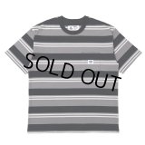 CHALLENGER/S/S BORDER TEE（GRAY/BLACK）［ボーダーT-25春夏］