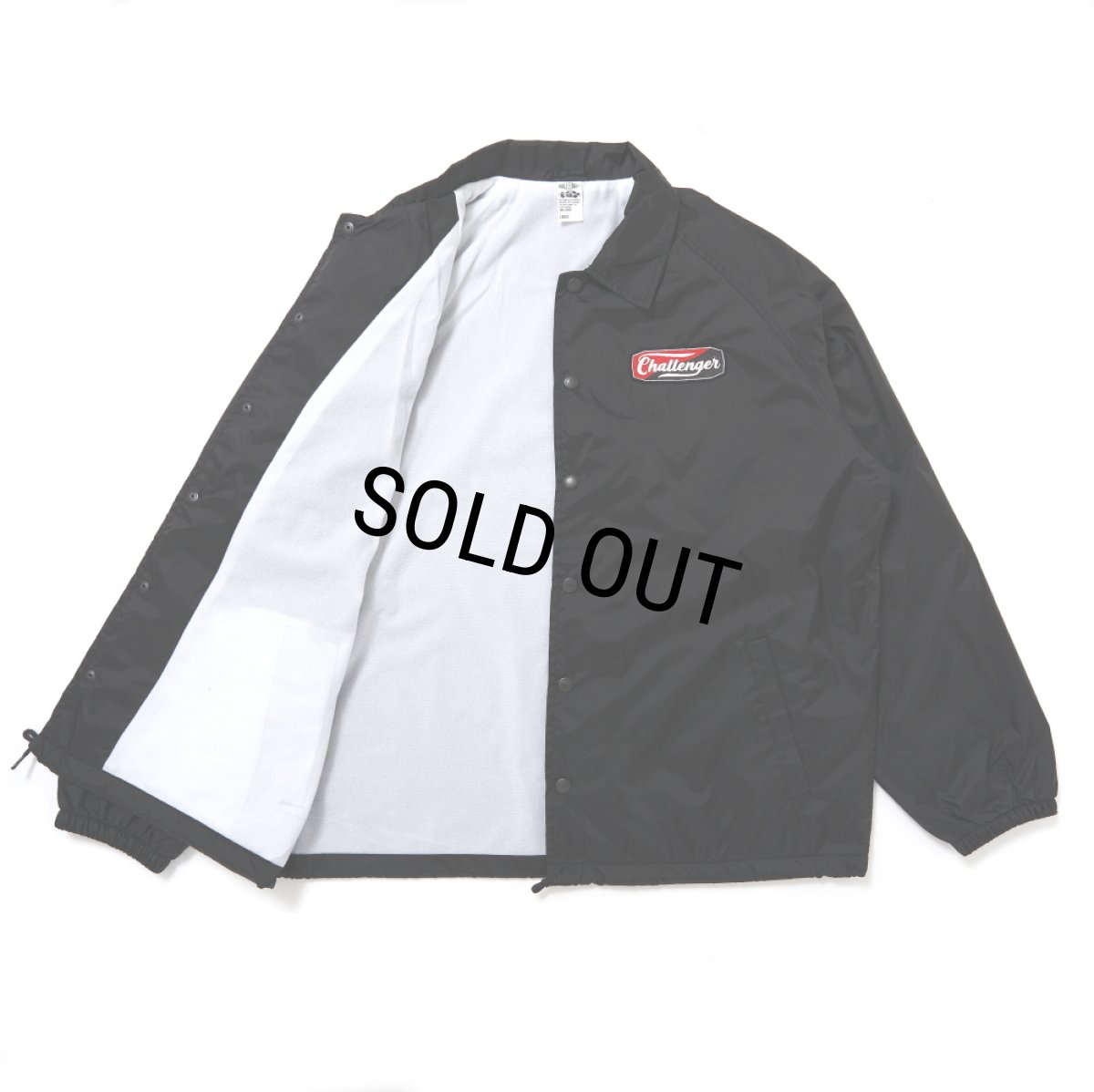 画像3: CHALLENGER/TWO TONE LOGO COACH JACKET（BLACK）［ツートーンロゴコーチJKT-25春夏］ (3)