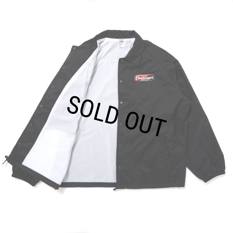 CHALLENGER/TWO TONE LOGO COACH JACKET（BLACK）［ツートーンロゴ