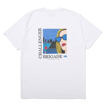 画像2: CHALLENGER/COCKTAIL POCKET TEE（WHITE）［プリントポケT-25春夏］