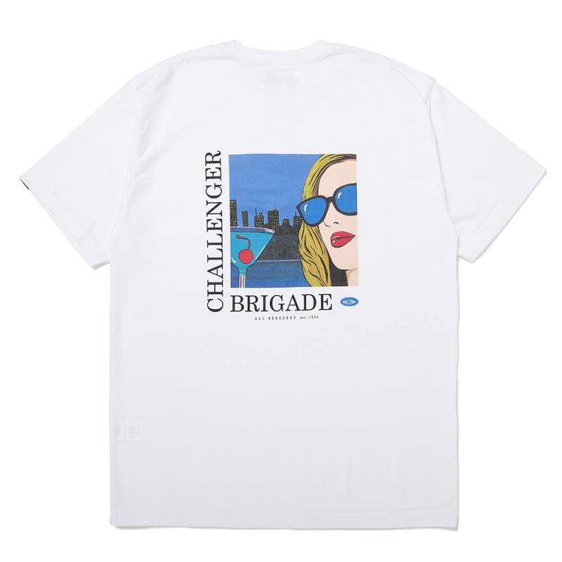 画像2: CHALLENGER/COCKTAIL POCKET TEE（WHITE）［プリントポケT-25春夏］