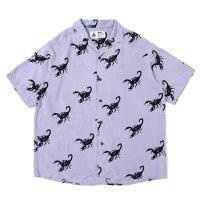 CHALLENGER/S/S SCORPION SHIRT（LT PURPLE）［スコーピオンシャツ-25春夏］