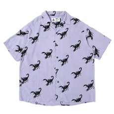画像1: CHALLENGER/S/S SCORPION SHIRT（LT PURPLE）［スコーピオンシャツ-25春夏］ (1)