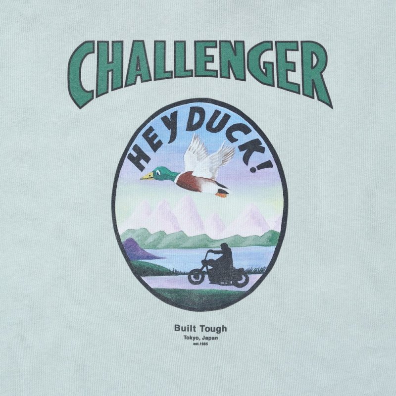 画像3: CHALLENGER/HEY DUCK ZIP HOODIE（MINT）［ジップフーディー-25春夏］