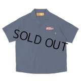 CHALLENGER/S/S PATCHED WORK SHIRT（NAVY）［パッチドワークシャツ-25春夏］