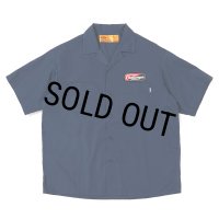 CHALLENGER/S/S PATCHED WORK SHIRT（NAVY）［パッチドワークシャツ-25春夏］