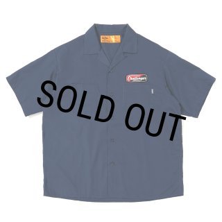 CHALLENGER/S/S PATCHED WORK SHIRT（NAVY）［パッチドワークシャツ-25
