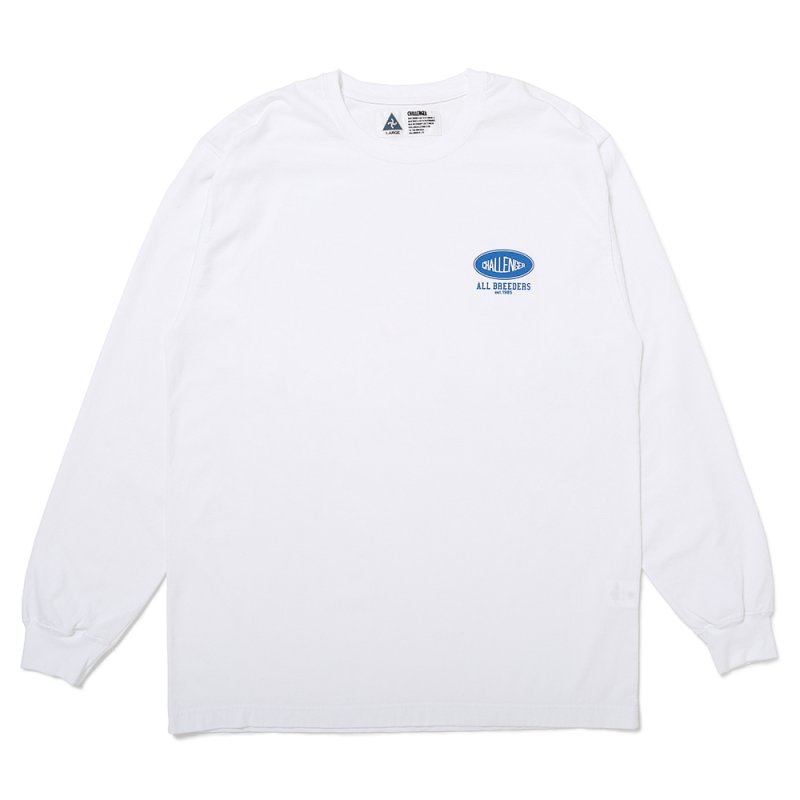 画像1: CHALLENGER/L/S ROSE BANDANA TEE（WHITE）［プリント長袖T-25春夏］