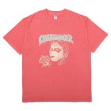 CHALLENGER/PUNK GIRL TEE（LT CHERRY）［ピグメント染めプリントT-25春夏］