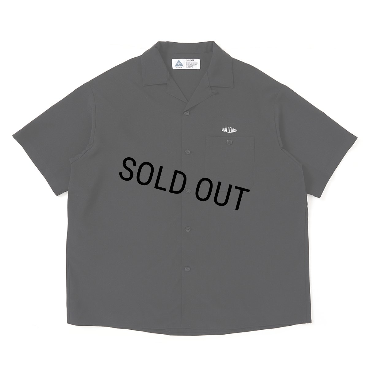 画像1: CHALLENGER/S/S PANAMA SHIRT（BLACK）［パナマシャツ-25春夏］ (1)