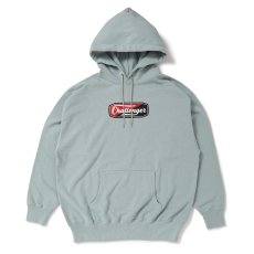画像1: CHALLENGER/TWO TONE LOGO HOODIE（MINT）［プルオーバーパーカー-25春夏］ (1)