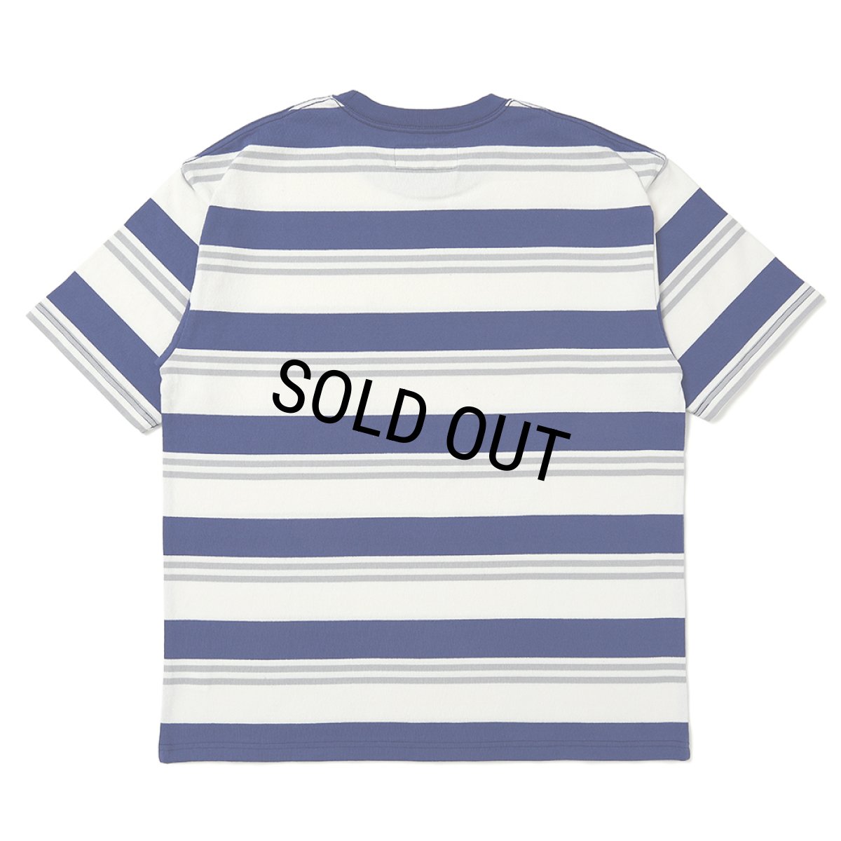 画像2: CHALLENGER/S/S BORDER TEE（BLUE/WHITE）［ボーダーT-25春夏］ (2)