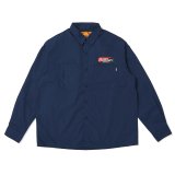 CHALLENGER/L/S PATCHED WORK SHIRT（NAVY）［パッチドワークシャツ-25春夏］