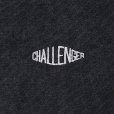 画像3: CHALLENGER/PIGMENT LOGO TEE（PEPPER BLACK）［ピグメント染め刺繍T-25春夏］ (3)