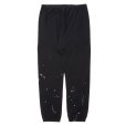 画像2: 【30%OFF】ROTTWEILER/R.W PAINTED SWEAT PANTS（BLACK）［ペイント加工スウェットパンツ-24春夏］ (2)