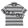 CHALLENGER/S/S BORDER POLO（GRAY/BLACK）［ボーダーポロ-25春夏］
