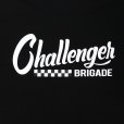 画像4: CHALLENGER/CHECKER LOGO TEE（BLACK）［プリントT-25春夏］ (4)