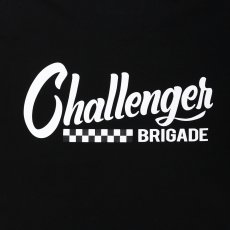 画像4: CHALLENGER/CHECKER LOGO TEE（BLACK）［プリントT-25春夏］ (4)