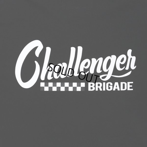 画像4: CHALLENGER/CHECKER LOGO TEE（BLACK）［プリントT-25春夏］