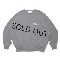 COOTIE PRODUCTIONS/Pigment Dyed Open End Yarn Sweat Crew（Black）［ピグメントダイスウェットクルー-24秋冬］