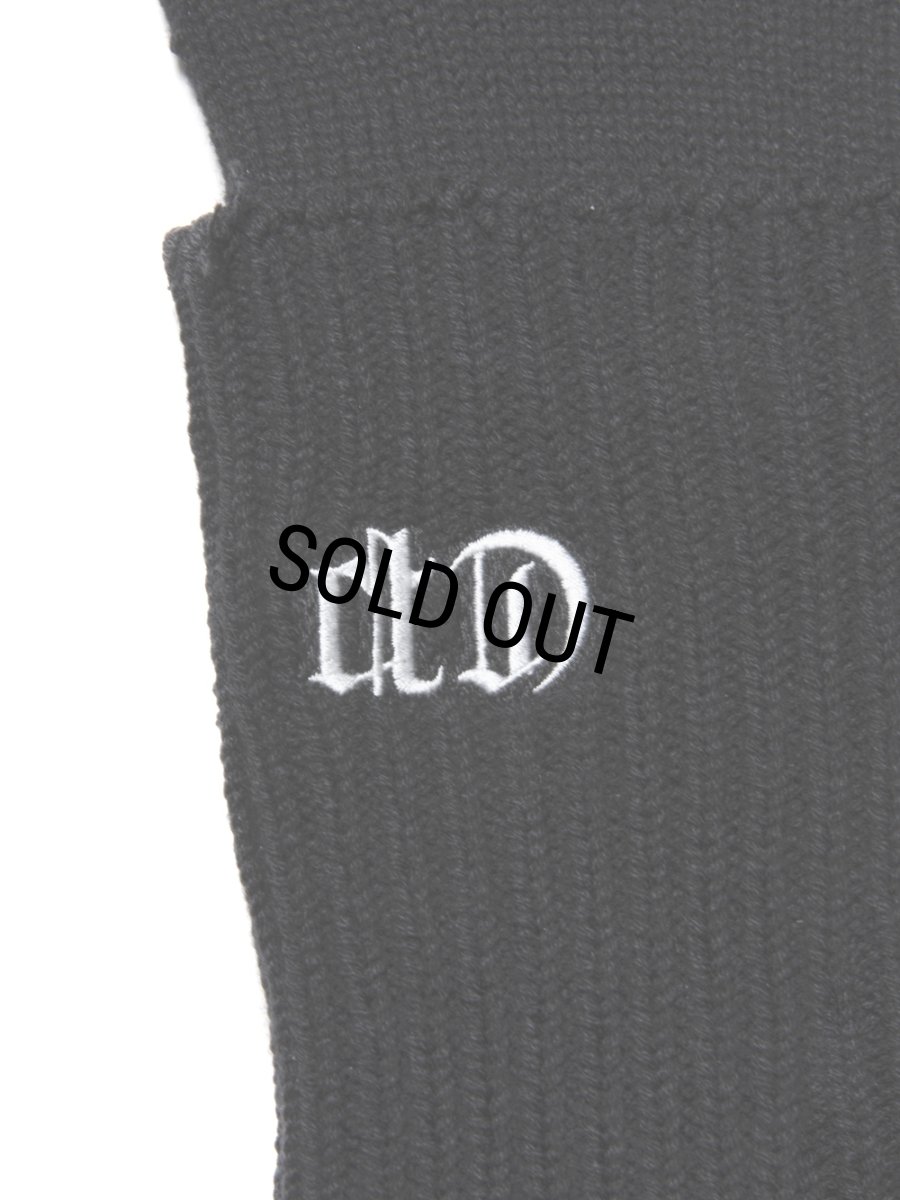 画像4: COOTIE PRODUCTIONS/Lowgauge Fingerless Knit Glove（Black）［フィンガーレスグローブ-24秋冬］ (4)