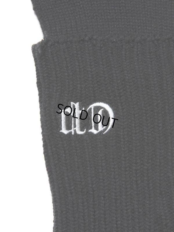 画像4: COOTIE PRODUCTIONS/Lowgauge Fingerless Knit Glove（Black）［フィンガーレスグローブ-24秋冬］