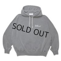 COOTIE PRODUCTIONS/Pigment Dyed Open End Yarn Sweat Hoodie（Black）［ピグメントダイスウェットフーディー-24秋冬］
