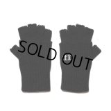 COOTIE PRODUCTIONS/Lowgauge Fingerless Knit Glove（Black）［フィンガーレスグローブ-24秋冬］