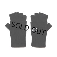COOTIE PRODUCTIONS/Lowgauge Fingerless Knit Glove（Black）［フィンガーレスグローブ-24秋冬］