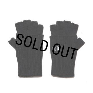 COOTIE PRODUCTIONS/Lowgauge Fingerless Knit Glove（Black