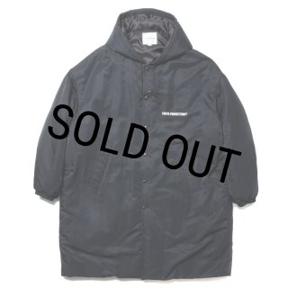 COOTIE PRODUCTIONS/Error Fit Padded Bench Coat（Black）［エラー
