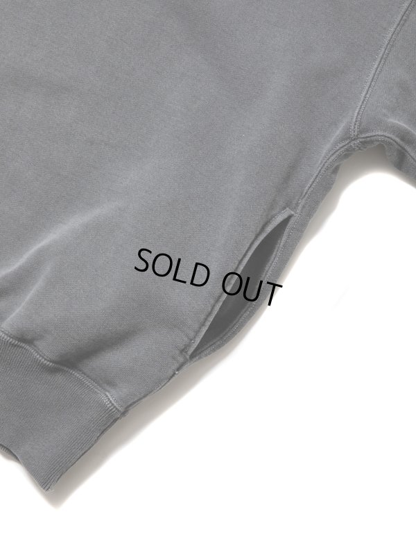 画像4: COOTIE PRODUCTIONS/Pigment Dyed Open End Yarn Sweat Crew（Black）［ピグメントダイスウェットクルー-24秋冬］