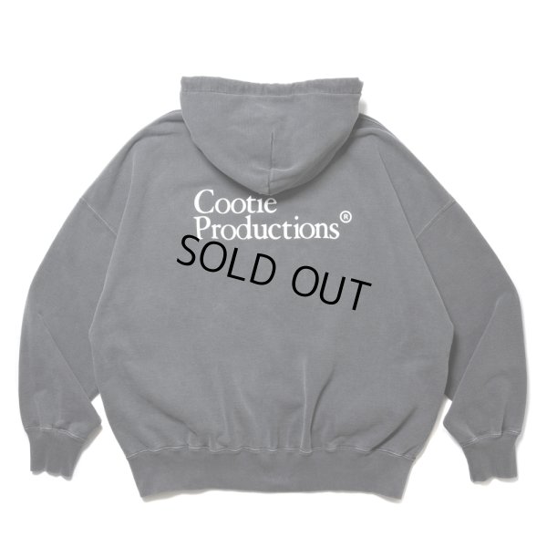 画像2: COOTIE PRODUCTIONS/Pigment Dyed Open End Yarn Sweat Hoodie（Black）［ピグメントダイスウェットフーディー-24秋冬］