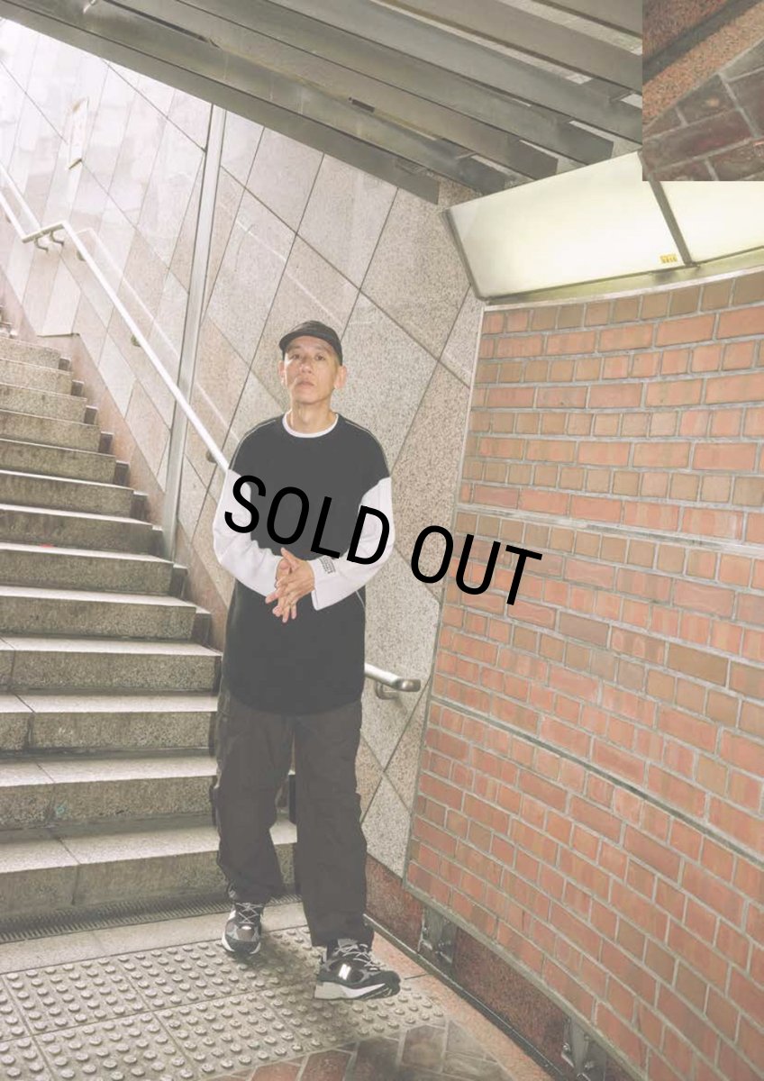 画像6: ROUGH AND RUGGED/ODD / WAFFLE（BLACK）［ワッフルサーマル8分袖-24秋冬］ (6)