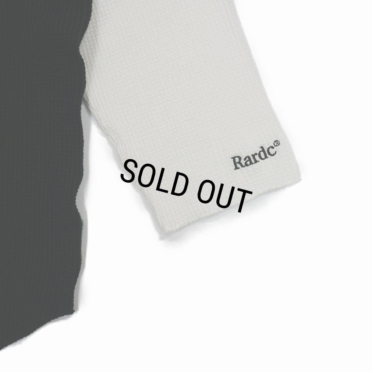 画像5: ROUGH AND RUGGED/ODD / WAFFLE（BLACK）［ワッフルサーマル8分袖-24秋冬］ (5)