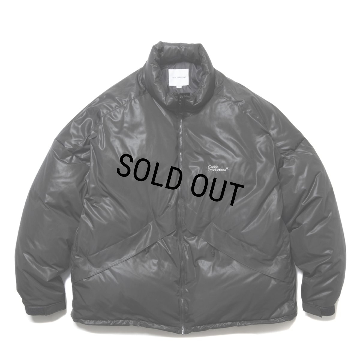 画像1: COOTIE PRODUCTIONS/Glossy Shell Down Jacket（Black）［グロッシーシェルダウンJKT-24秋冬］ (1)