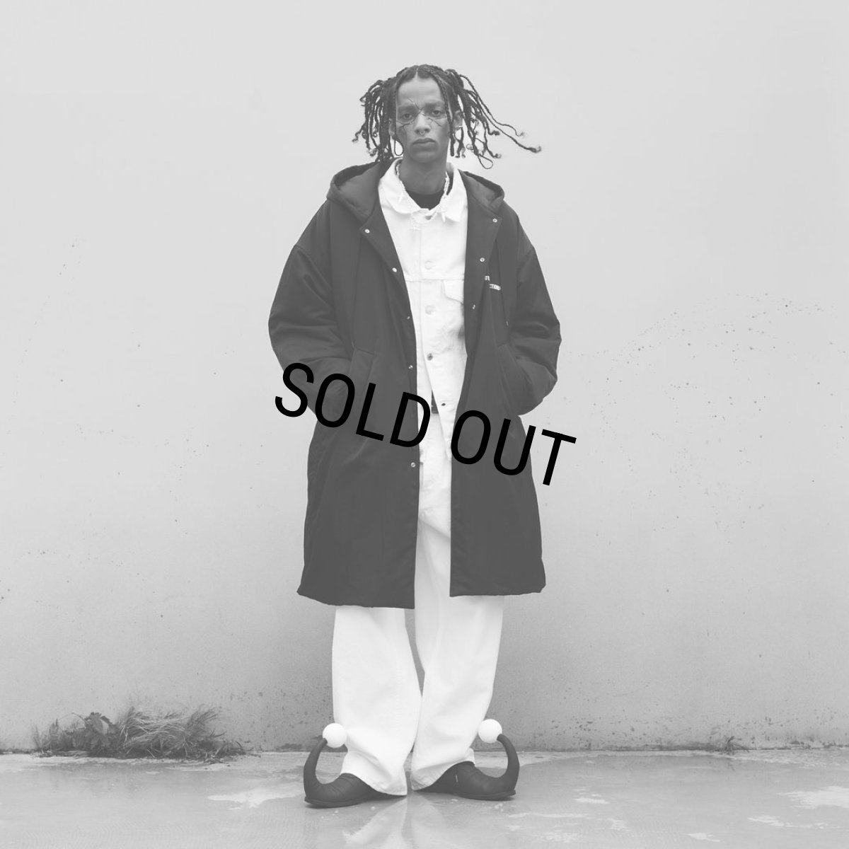 画像9: COOTIE PRODUCTIONS/Error Fit Padded Bench Coat（Black）［エラーフィットベンチコート-24秋冬］ (9)