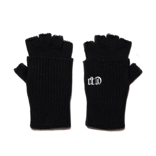 他の写真1: COOTIE PRODUCTIONS/Lowgauge Fingerless Knit Glove（Black）［フィンガーレスグローブ-24秋冬］