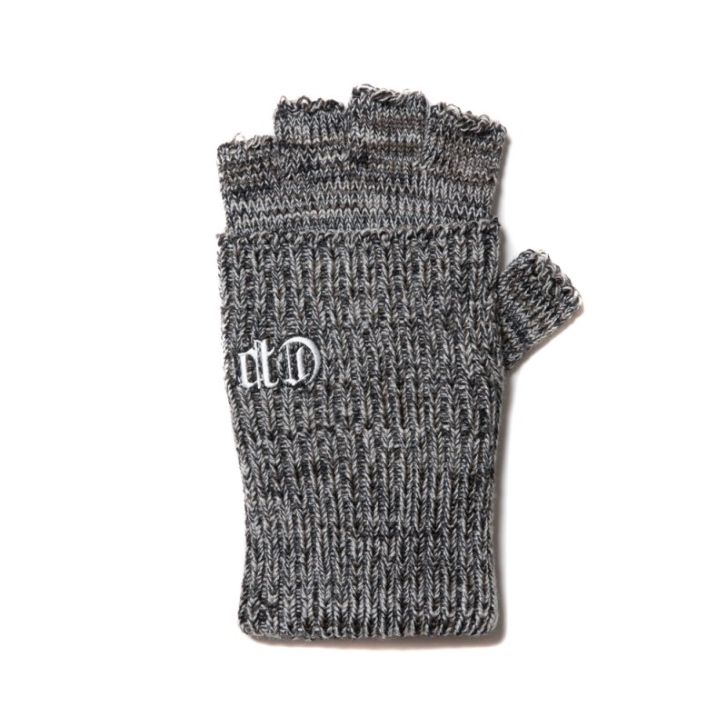 画像3: COOTIE PRODUCTIONS/Lowgauge Fingerless Knit Glove（Gray Mix）［ローゲージフィンガーレスニットグローブ-24秋冬］