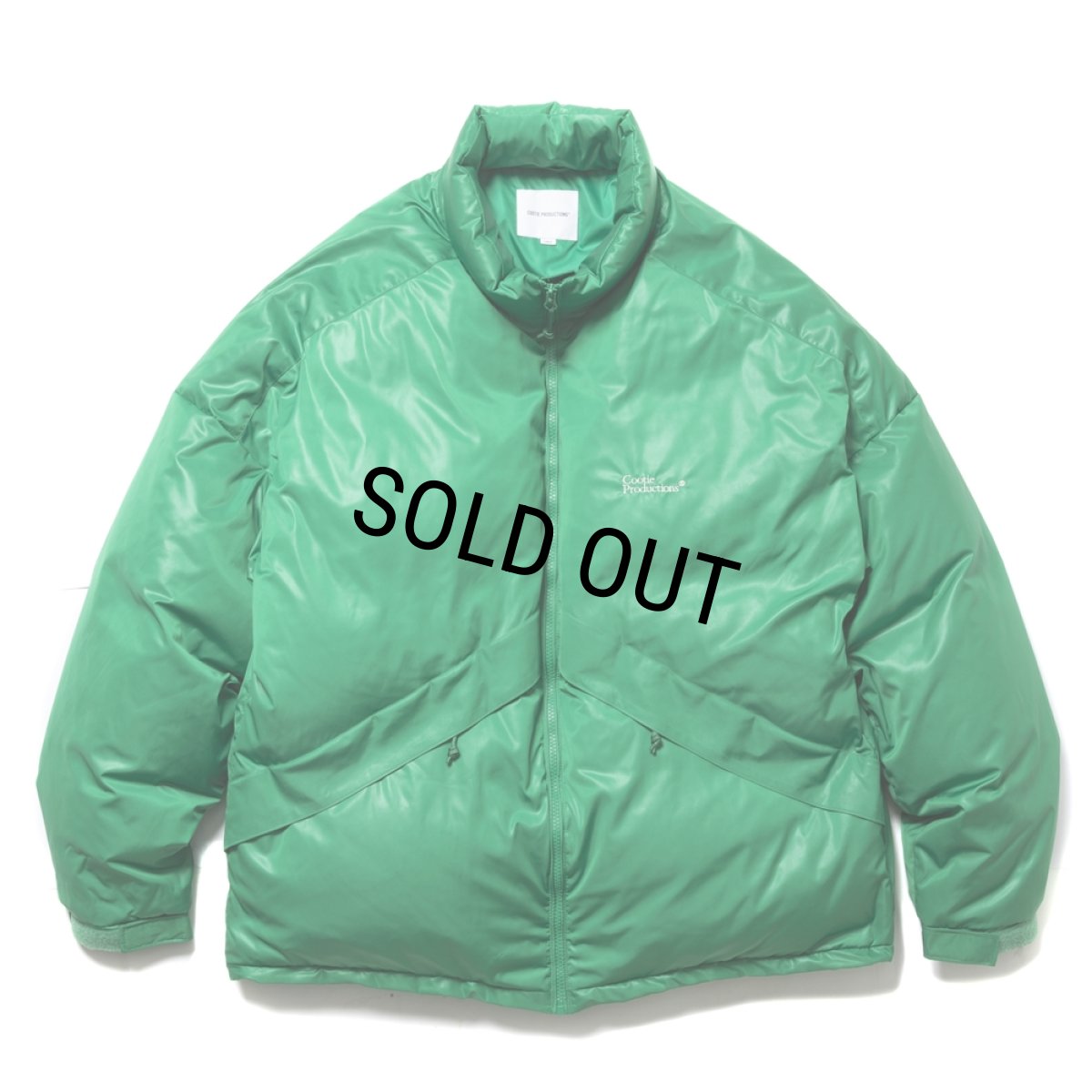 画像1: COOTIE PRODUCTIONS/Glossy Shell Down Jacket（Green）［グロッシーシェルダウンJKT-24秋冬］ (1)