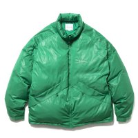 COOTIE PRODUCTIONS/Glossy Shell Down Jacket（Green）［グロッシーシェルダウンJKT-24秋冬］
