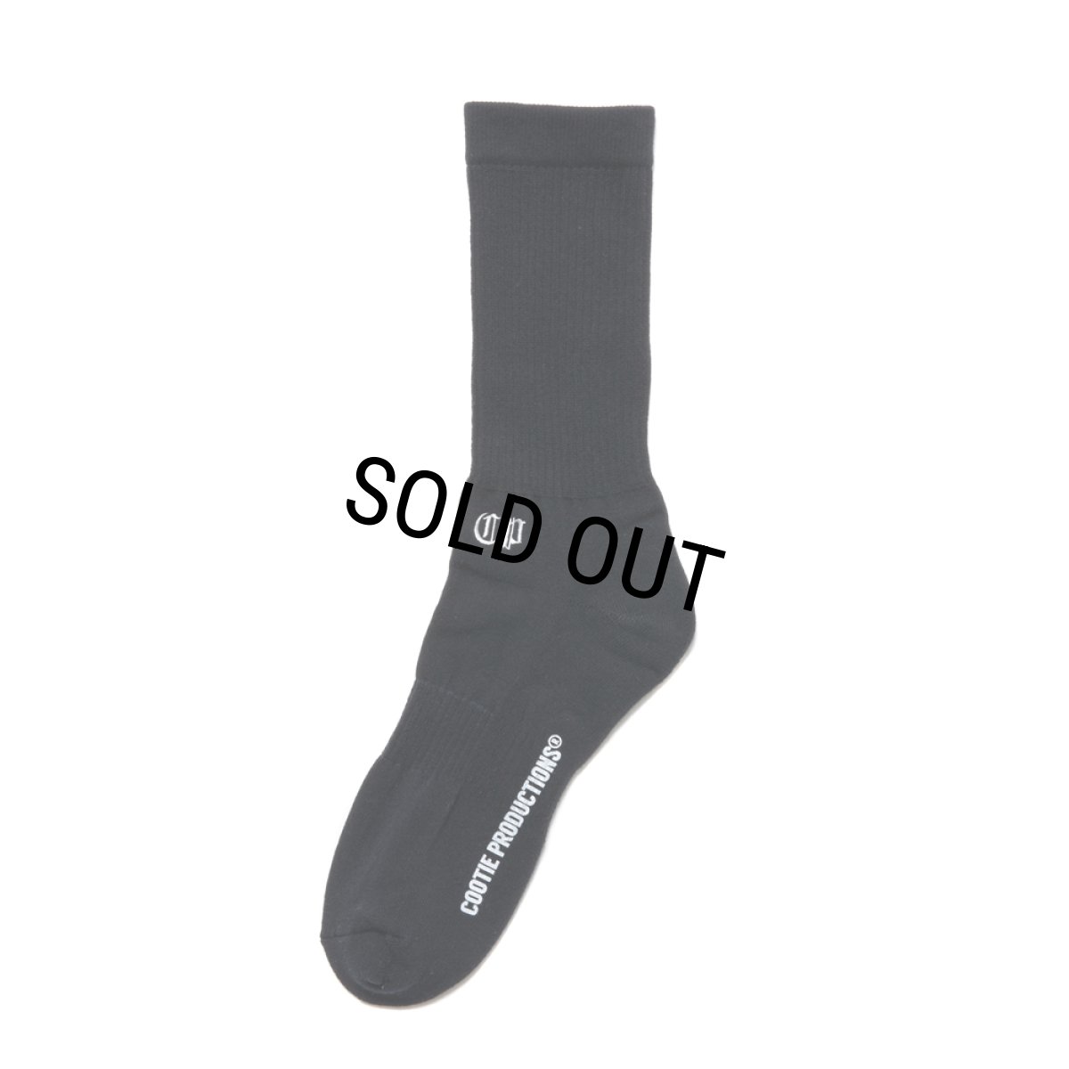 画像1: COOTIE PRODUCTIONS/Raza Middle Socks（Black）［ミドルソックス-24秋冬］ (1)