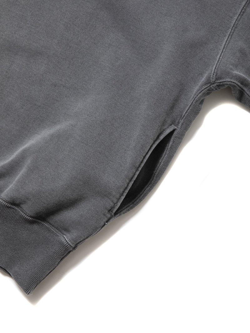 画像3: COOTIE PRODUCTIONS/Pigment Dyed Open End Yarn Sweat Crew（Black）［ピグメントダイスウェットクルー-24秋冬］