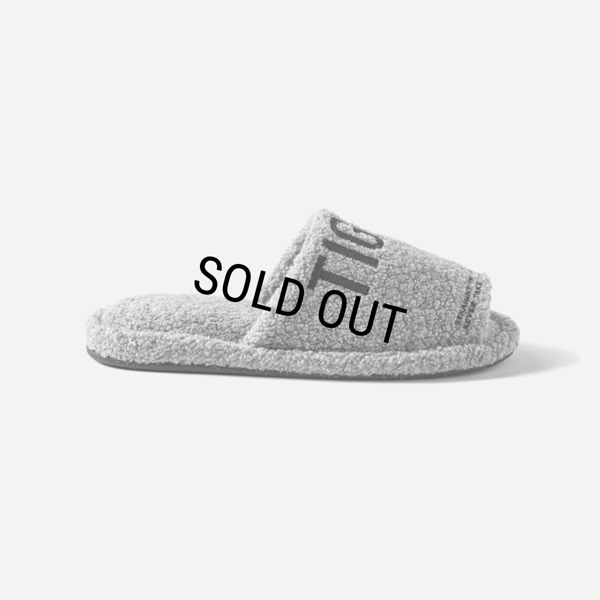 画像5: TIGHTBOOTH/LABEL LOGO BOA SANDAL（Grey）［ルームボアサンダル-24秋冬］ (5)