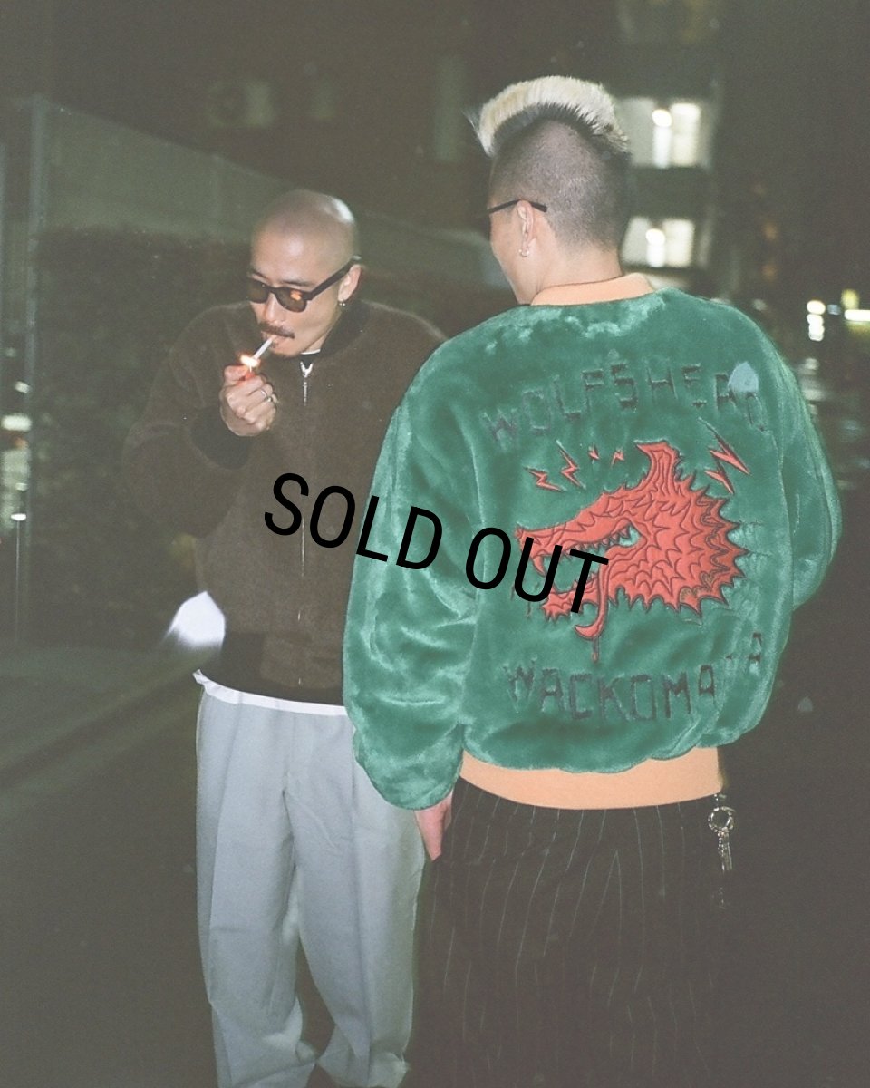 画像4: WACKO MARIA/WOLF'S HEAD / FUR SKA JACKET（PINK）［ファースカJKT-24秋冬］ (4)