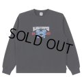 BlackEyePatch/HERALDIC COLLEGE CREW SWEAT（BLACK）