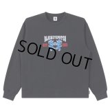 BlackEyePatch/HERALDIC COLLEGE CREW SWEAT（BLACK）