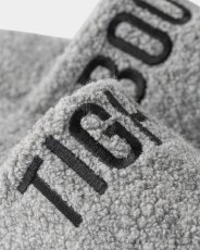 画像10: TIGHTBOOTH/LABEL LOGO BOA SANDAL（Grey）［ルームボアサンダル-24秋冬］ (10)