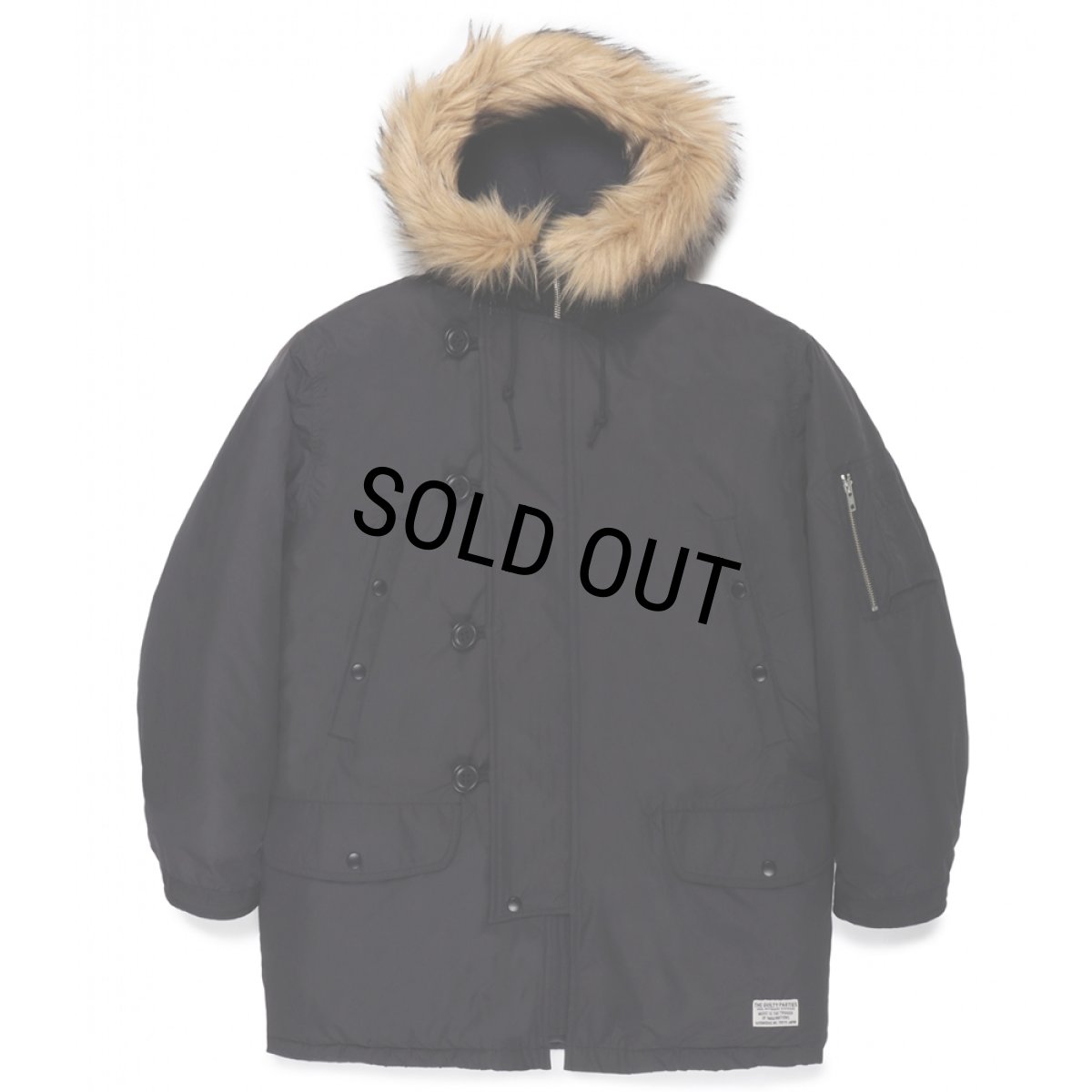 画像1: WACKO MARIA/N-3B FLIGHT JACKET（BLACK）［N-3BフライトJKT-24秋冬］ (1)